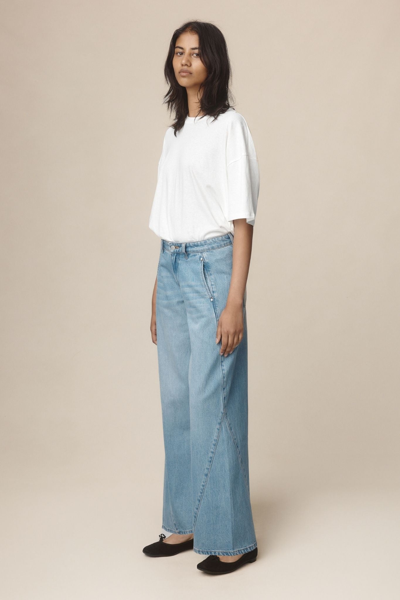 Marle | Panel Jean - Classic Wash