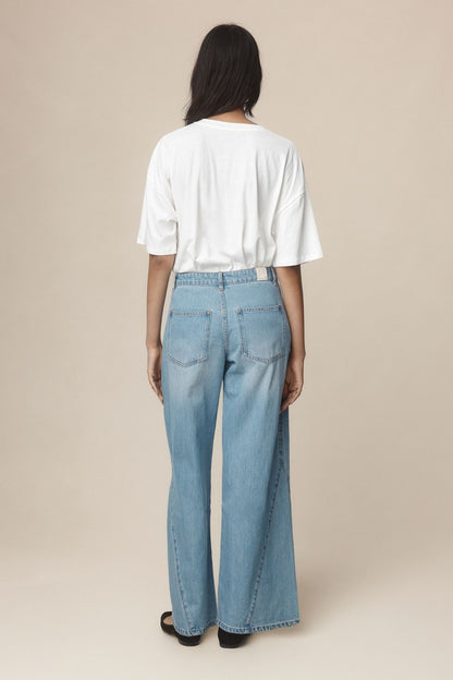 Marle | Panel Jean - Classic Wash