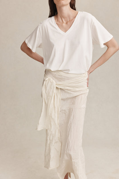 Marle | Caster Skirt - Ivory