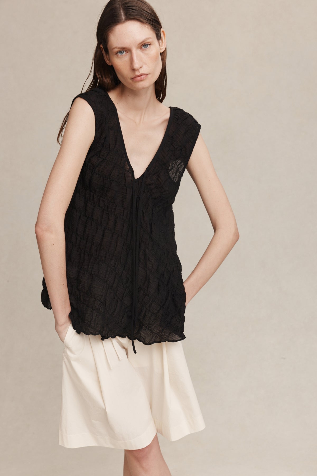 Marle | Blanche Top - Black