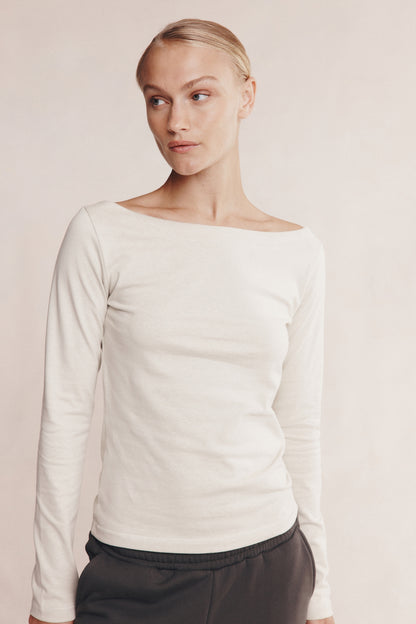 Marle | Thalia Long Sleeve Tee - Silt
