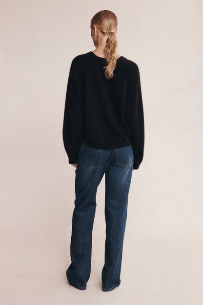 Marle | Babette Cardigan Cashmere Cotton - Black