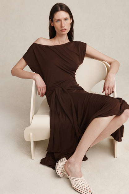 Marle | Inez Dress - Chocolate