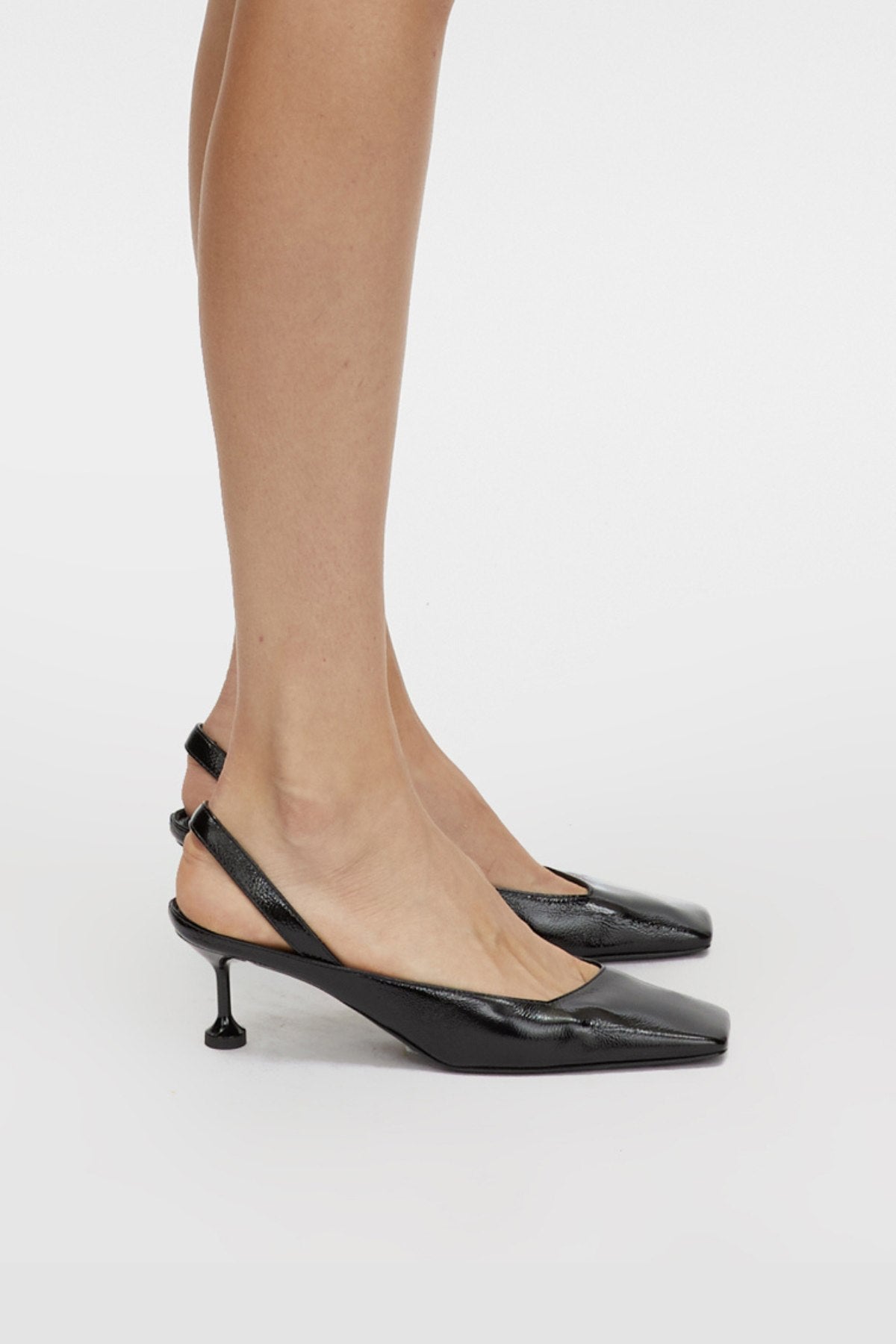 Camilla and Marc | Sara Kitten Heel - Black