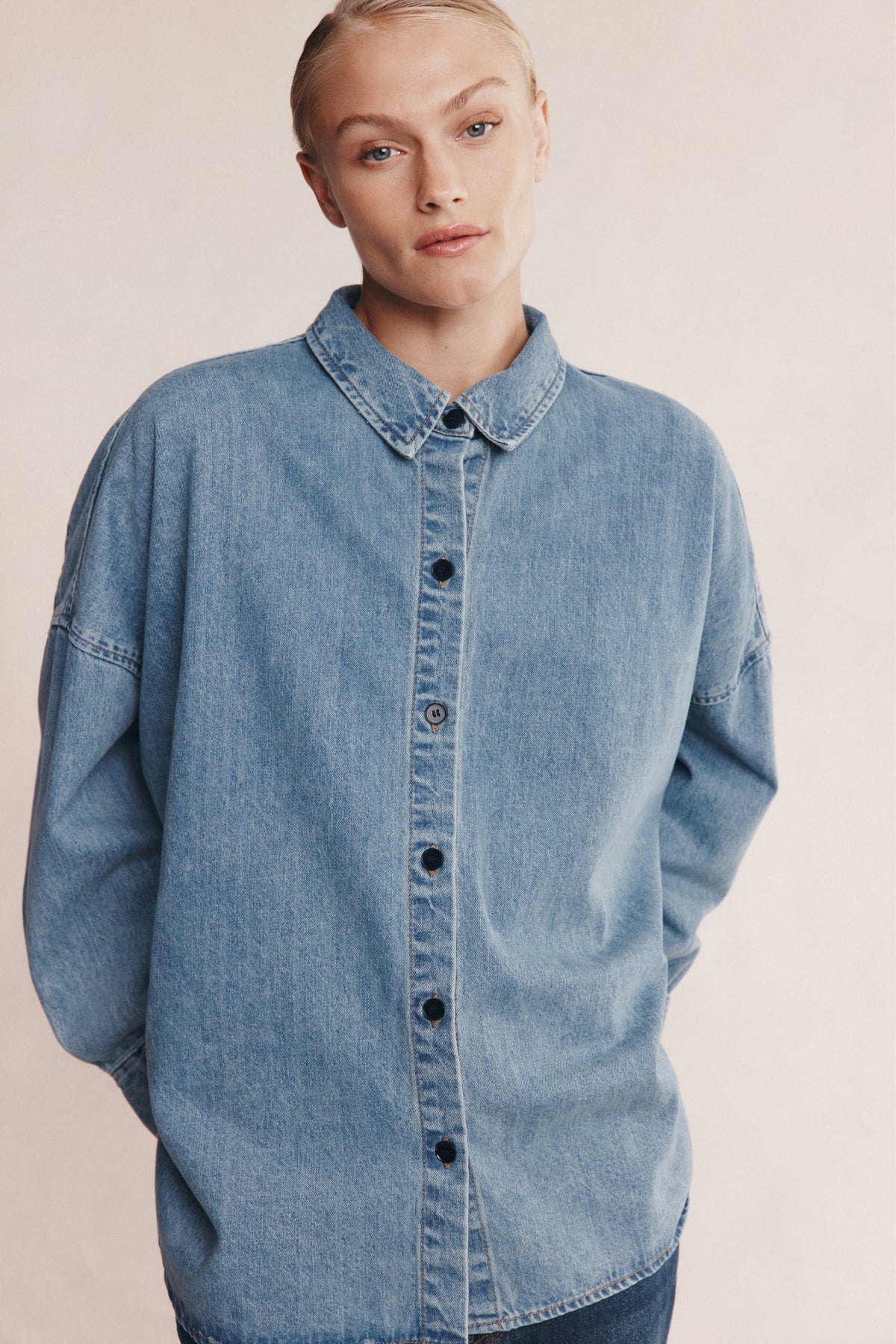 Marle | Jordy Shirt - Light Wash 01