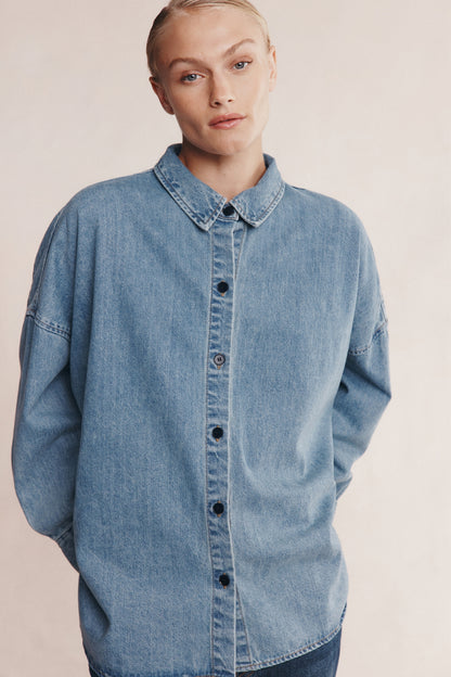 Marle | Jordy Shirt - Light Wash 01