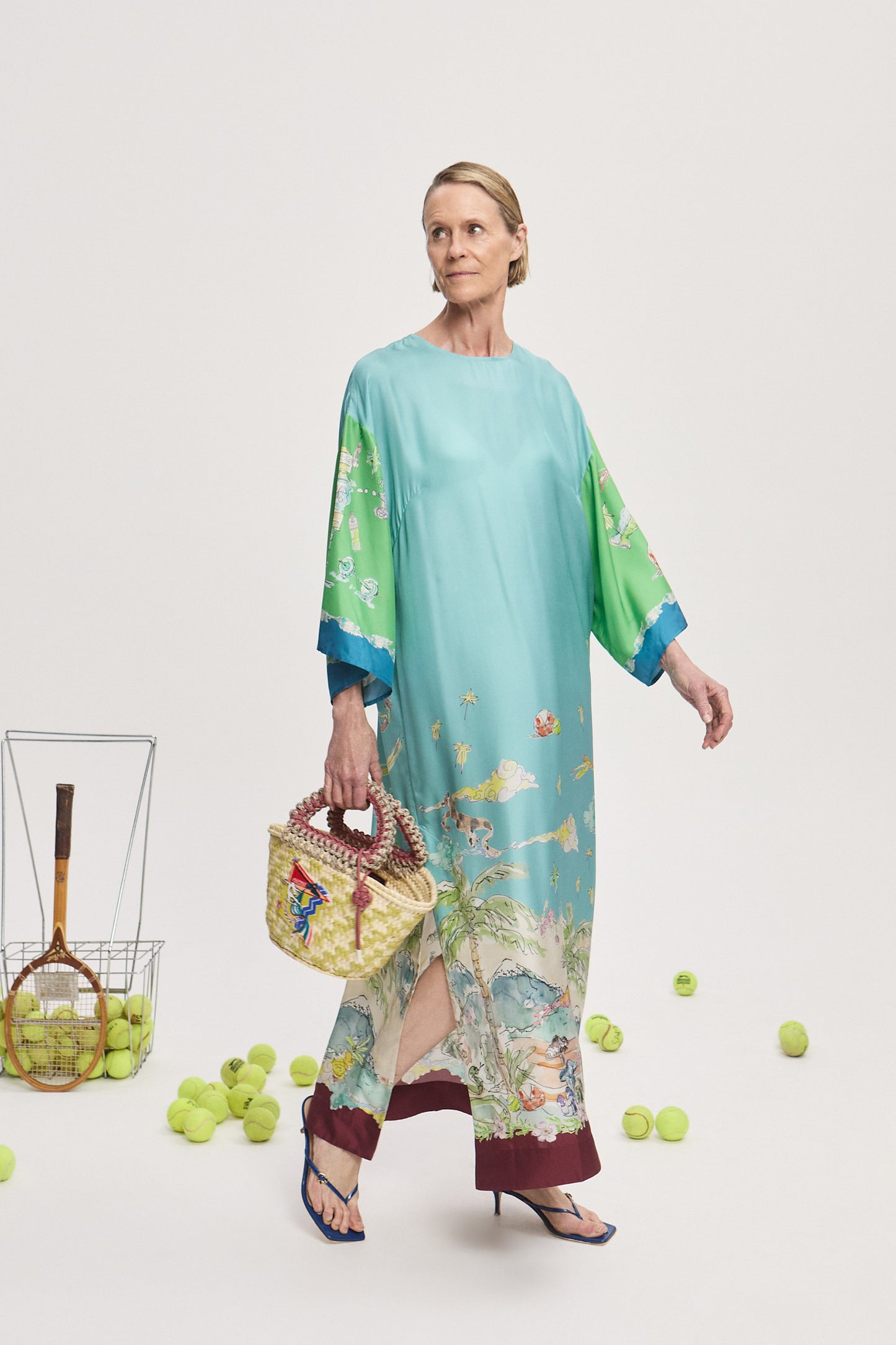 Alemais | Daria Silk Midi Dress