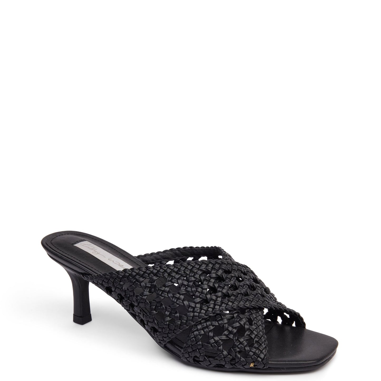 Kathryn Wilson | Lila Woven Heel - Black