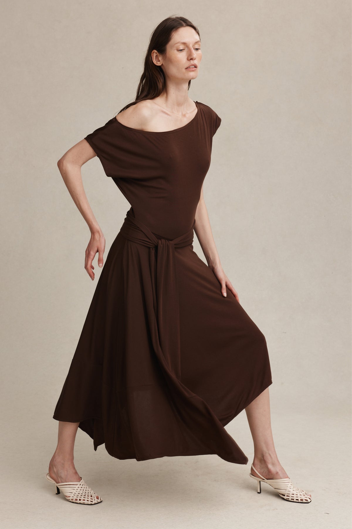 Marle | Inez Dress - Chocolate