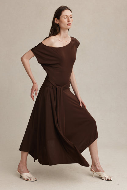 Marle | Inez Dress - Chocolate