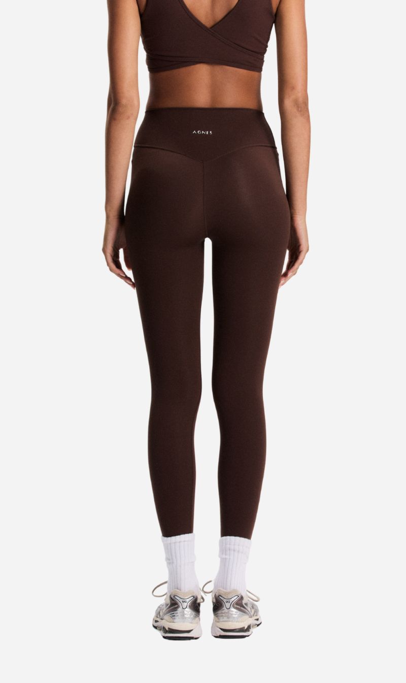 Agnes Athletica | Eadie Leggings - Chocolate