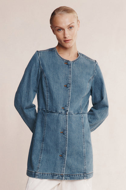 Marle | Riana Jacket - Light Wash 01