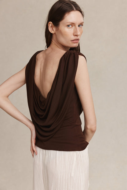 Marle | Wini Top - Chocolate