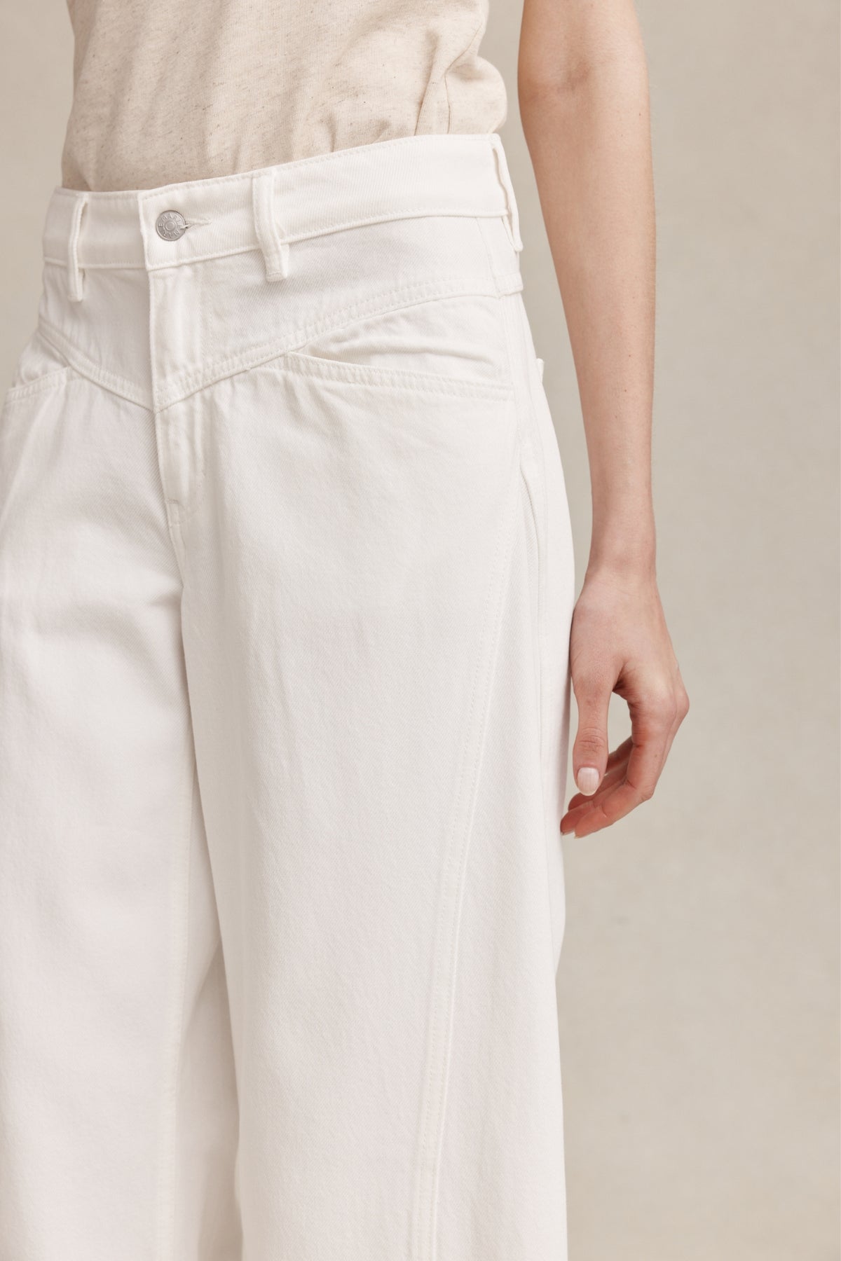 Marle | Cross Stitch Jean - Blanc