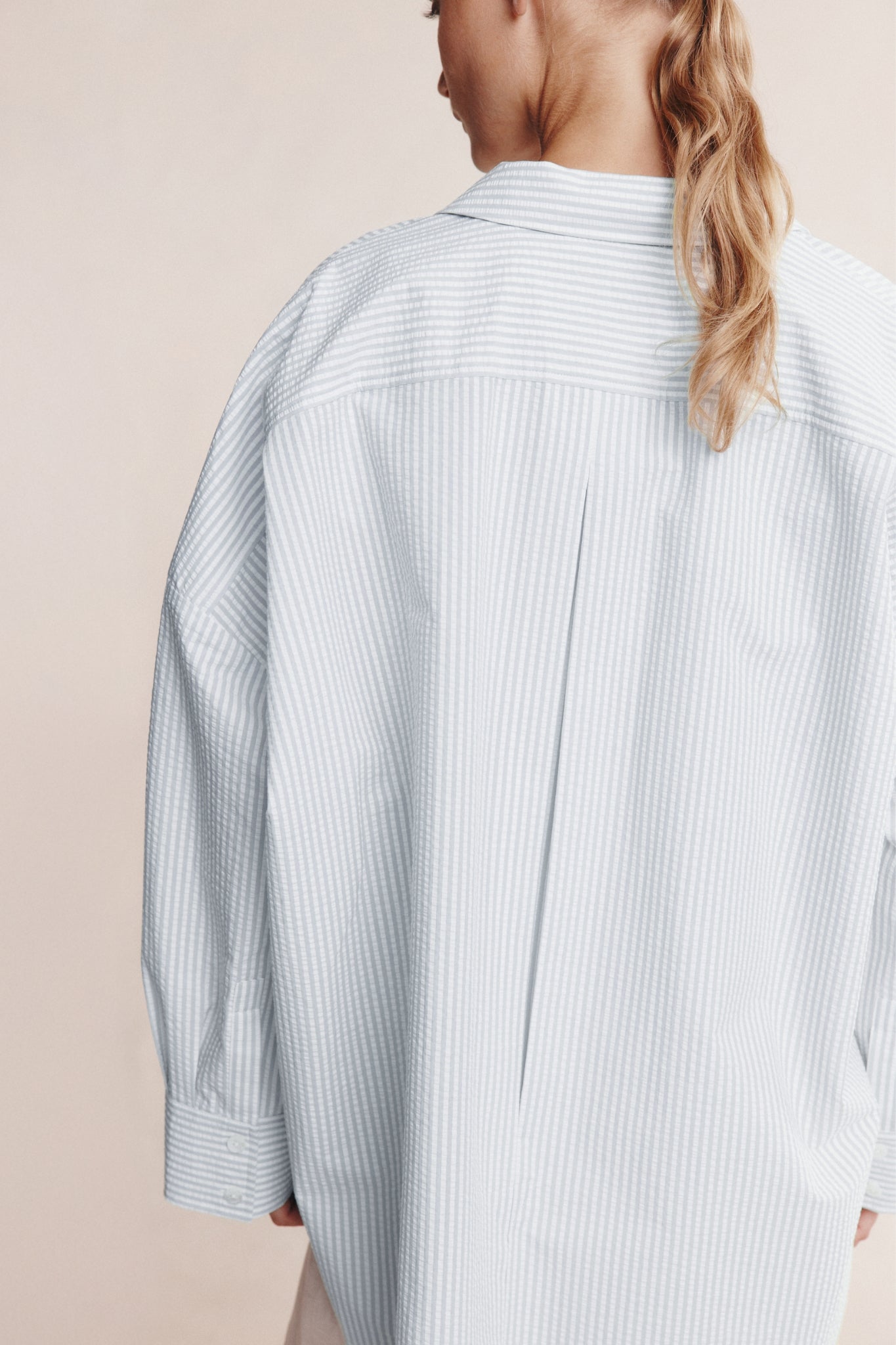 Marle | Mella Shirt - Mist Stripe