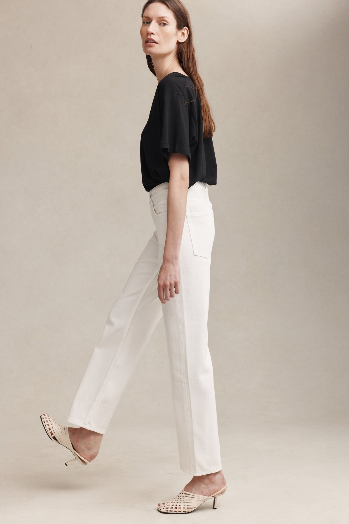 Marle | Classic Jean - Blanc