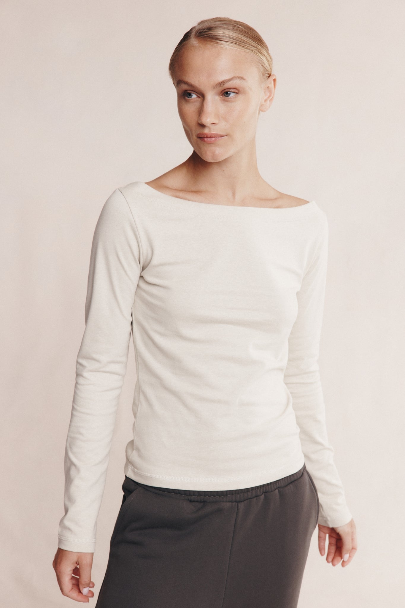 Marle | Thalia Long Sleeve Tee - Silt