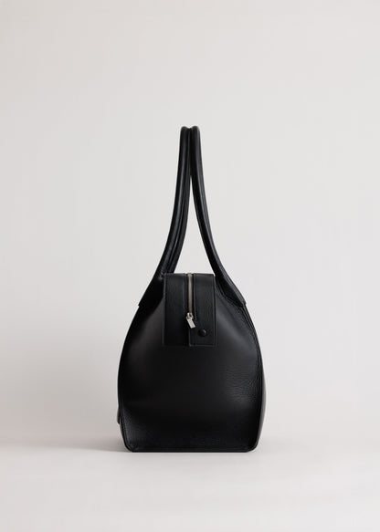 Yu Mei | Claudia Tote - Black Deer Nappa