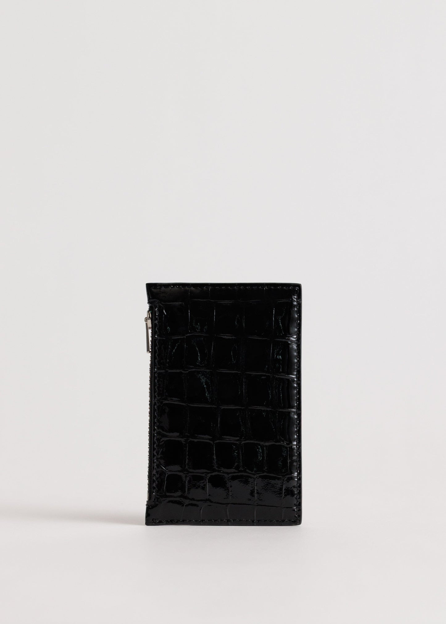 Yu Mei | Frank Cardholder - Black Croc