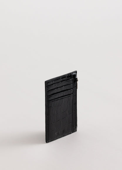 Yu Mei | Frank Cardholder - Black Croc