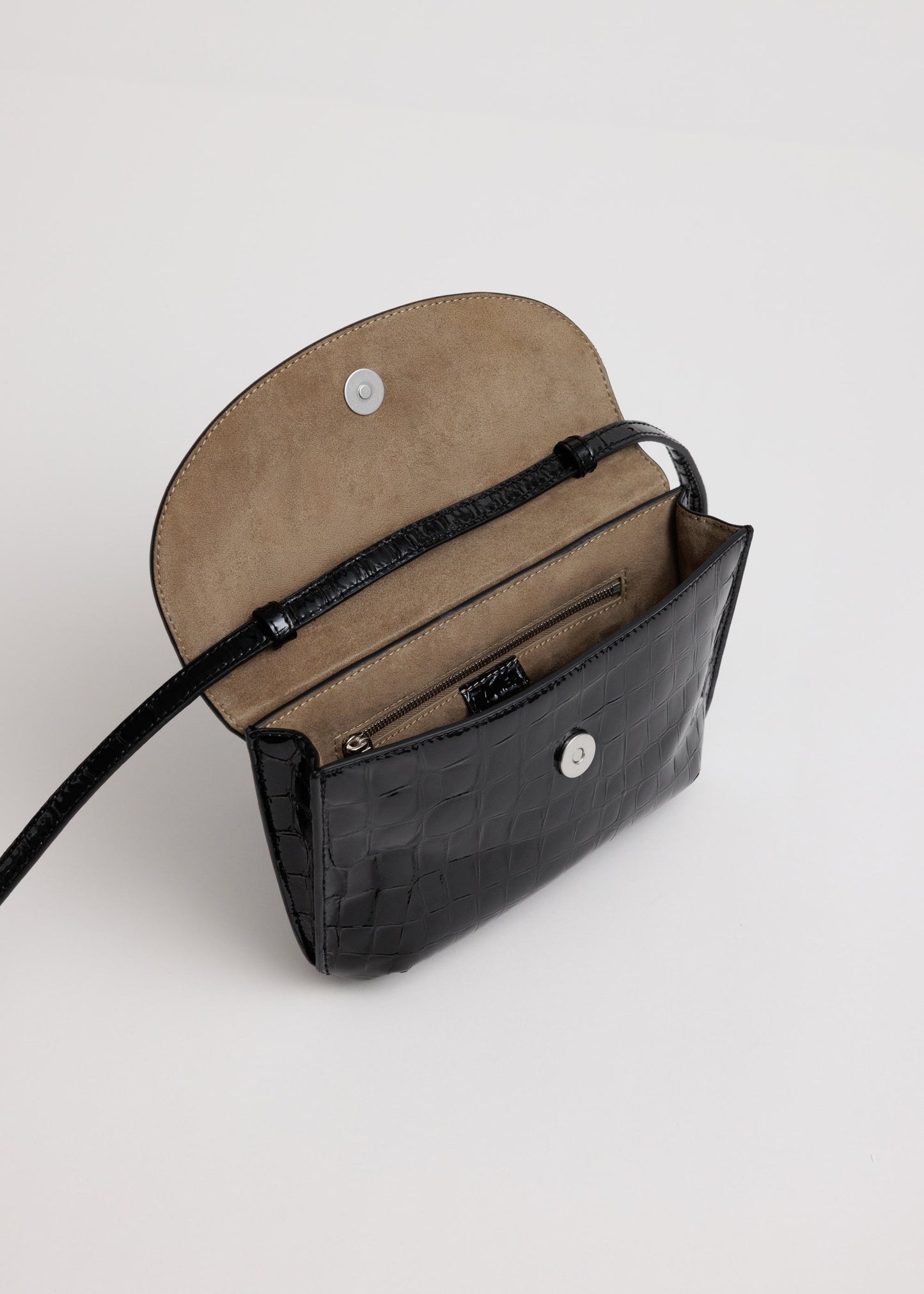 Yu Mei | Keriana Clutch - Black Croc