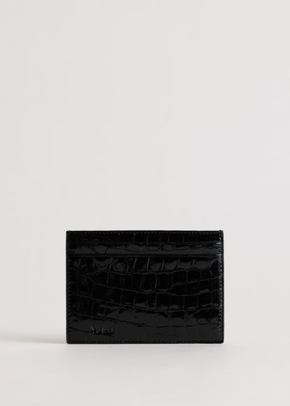 Yu Mei | Youhan Cardholder - Black Croc