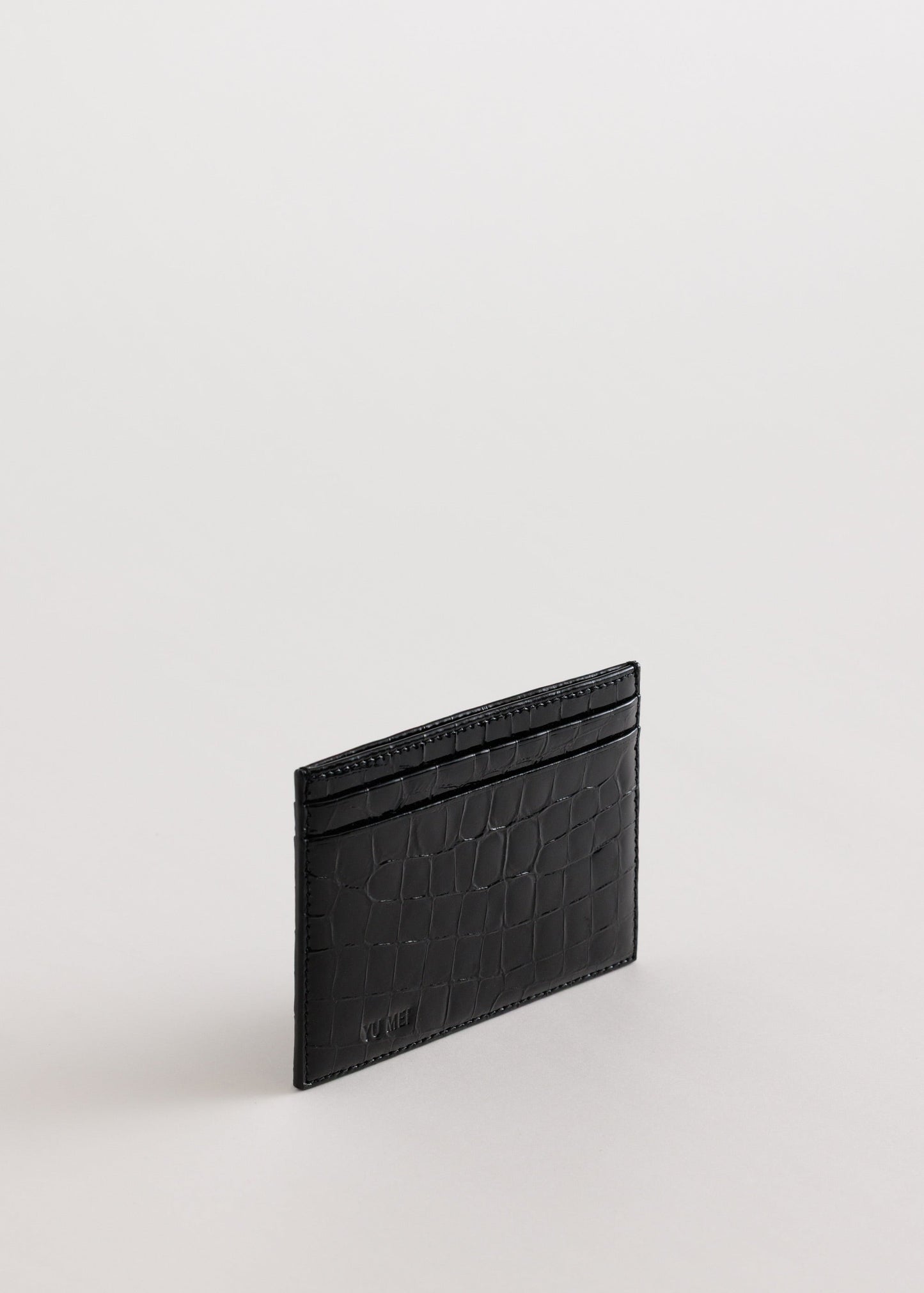 Yu Mei | Youhan Cardholder - Black Croc