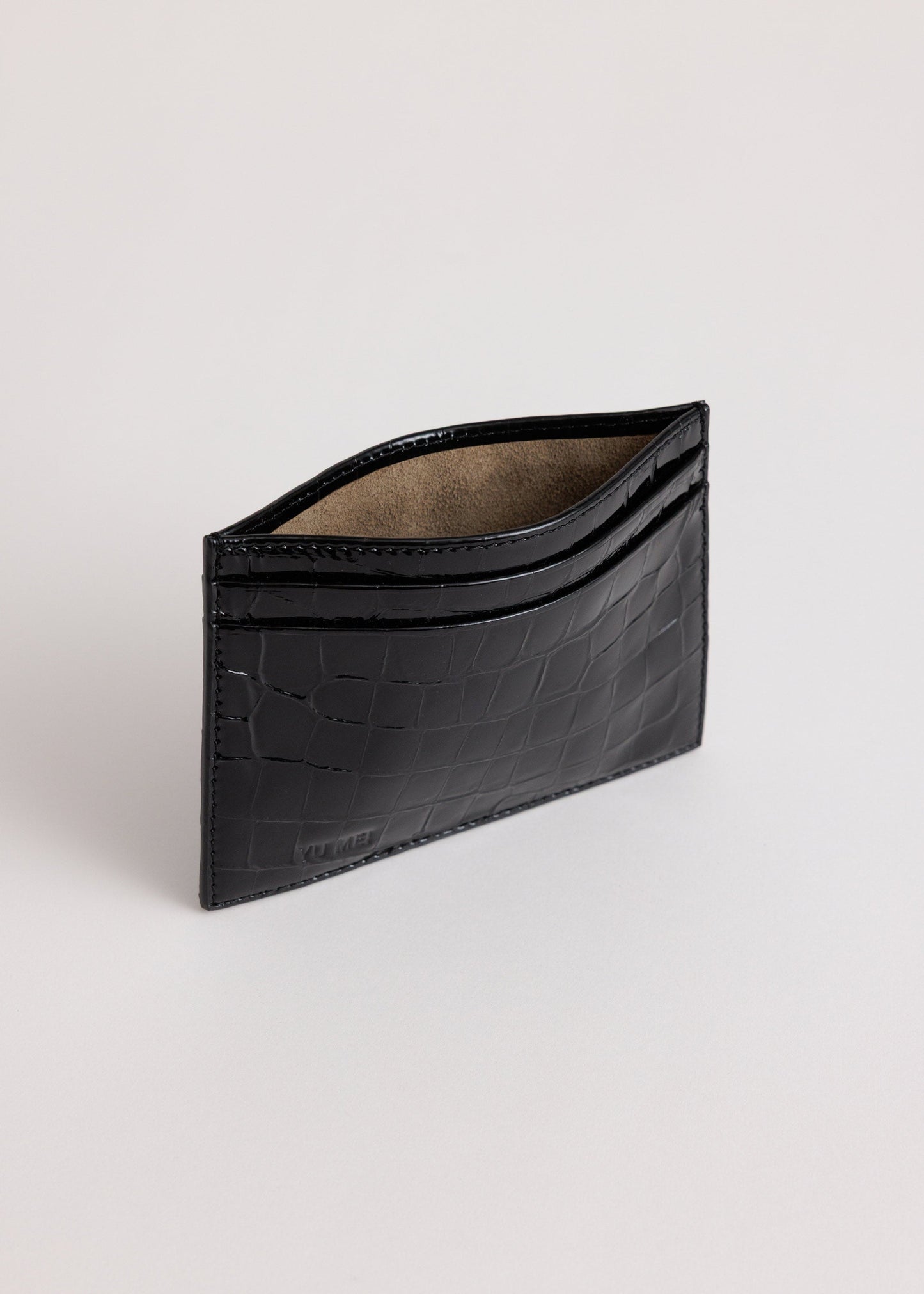 Yu Mei | Youhan Cardholder - Black Croc