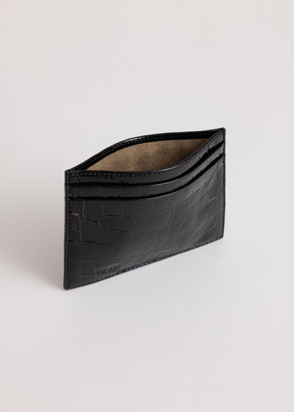 Yu Mei | Youhan Cardholder - Black Croc