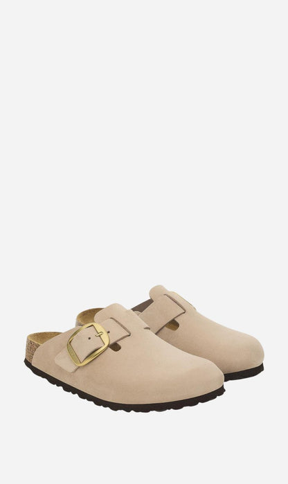 Birkenstock | Boston Big Buckle Nubuck Regular - Sandcastle