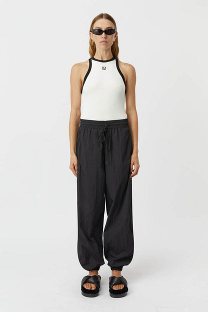 Camilla and Marc | Nora Contrast Bind Tank - Soft White/Black