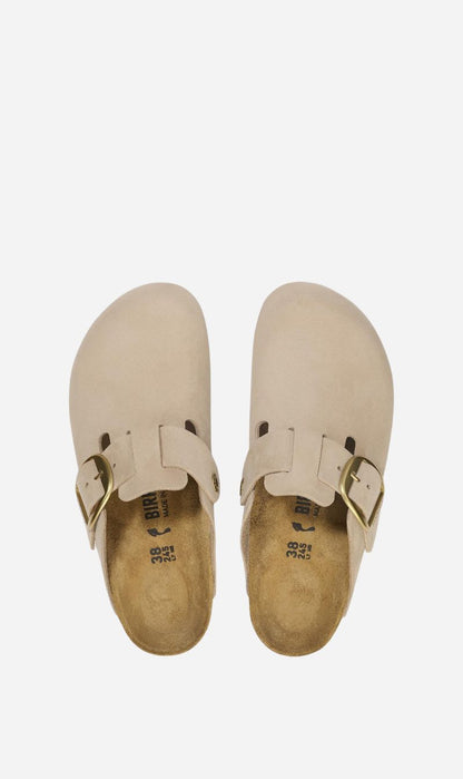 Birkenstock | Boston Big Buckle Nubuck Regular - Sandcastle