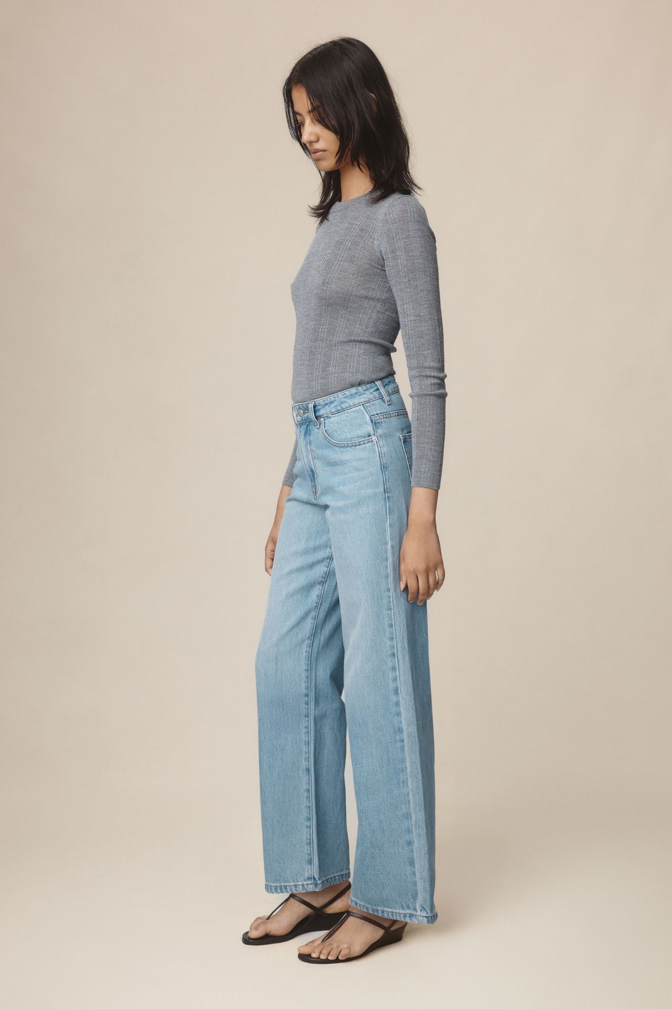 Marle | Wide Leg Jean - Classic Wash