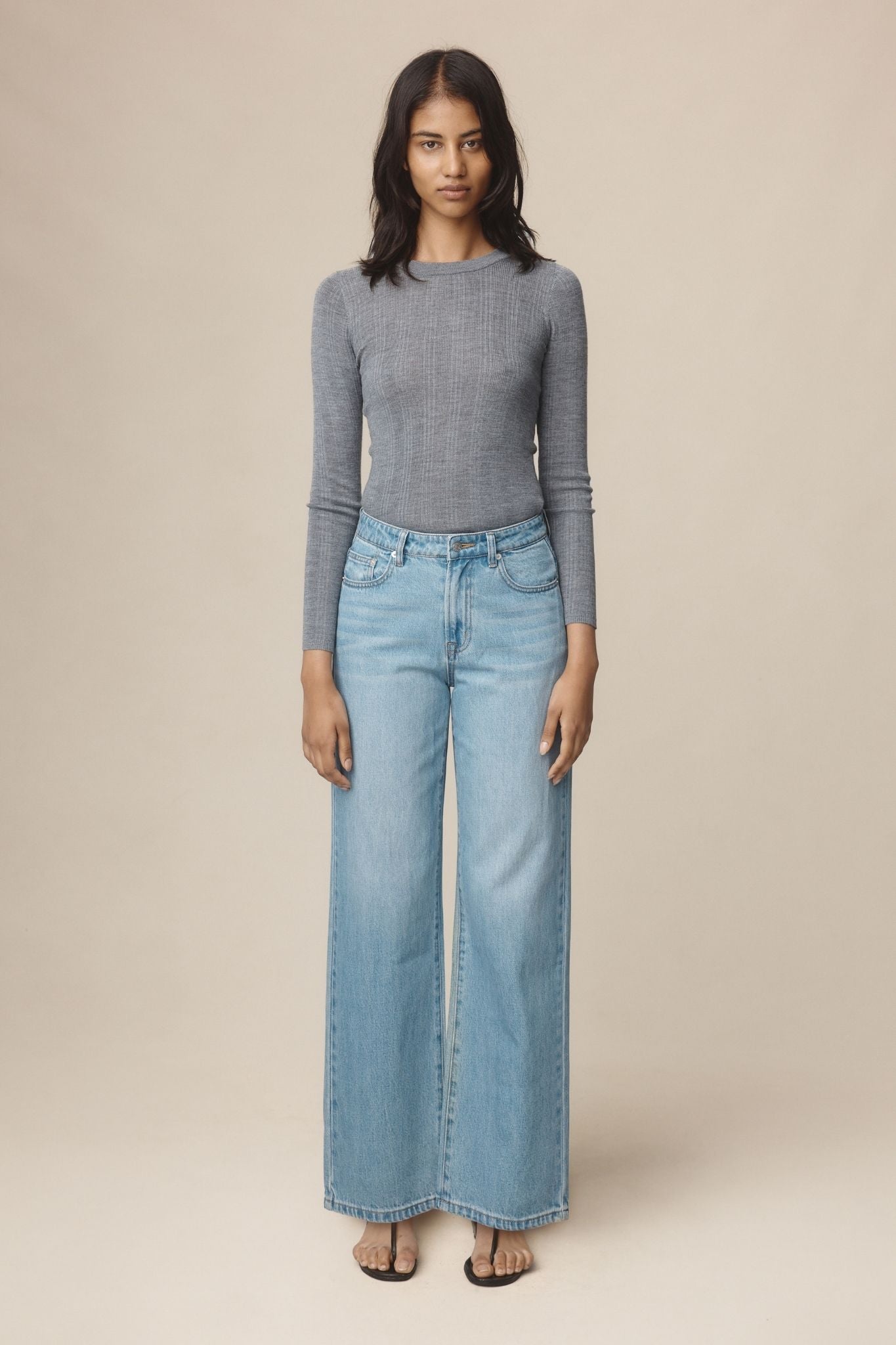 Marle | Wide Leg Jean - Classic Wash