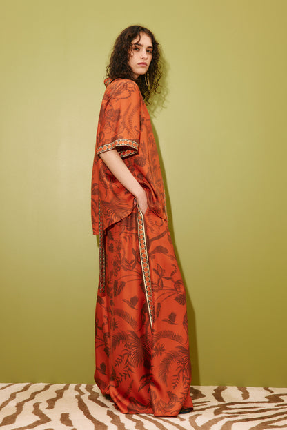 Alemais | Monkey Dance Silk Shirt - Multi