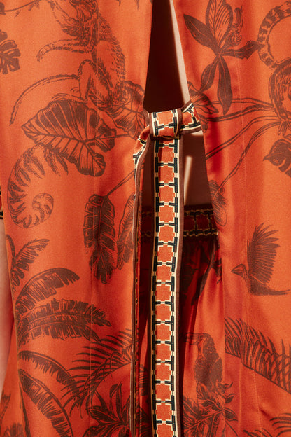 Alemais | Monkey Dance Silk Shirt - Multi