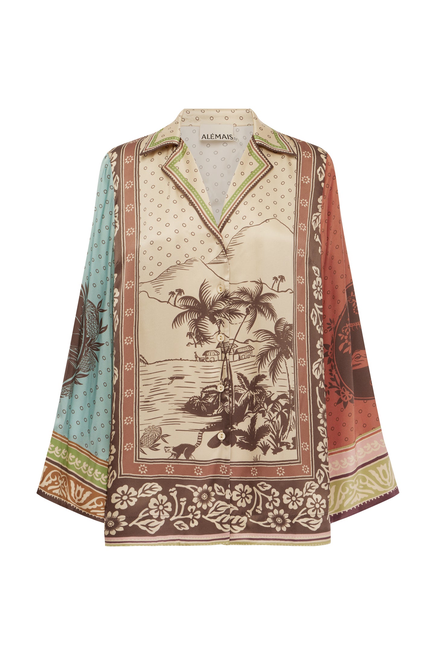 Alemais | Alberta Silk Shirt - Multi