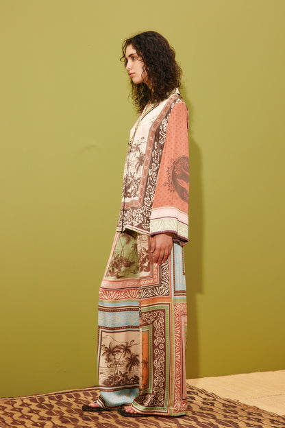 Alemais | Alberta Silk Pant - Multi