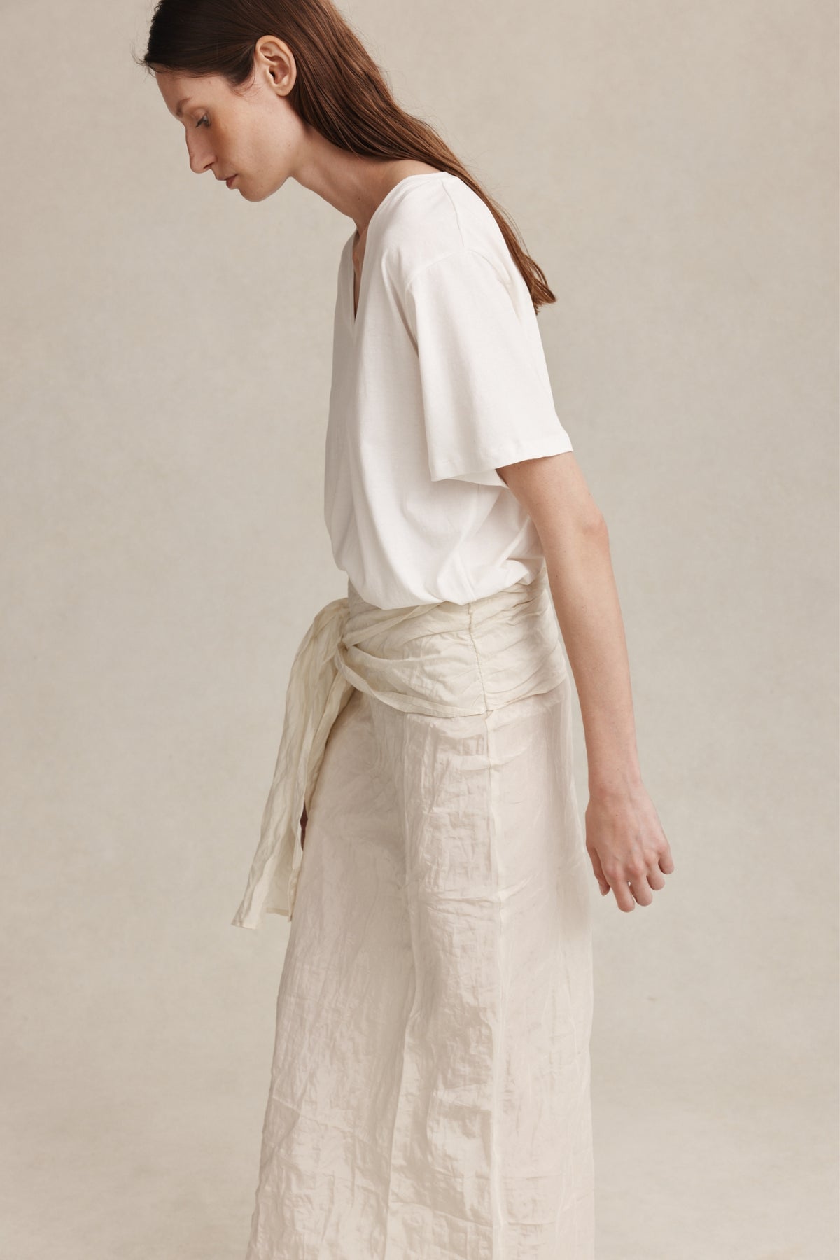 Marle | Caster Skirt - Ivory