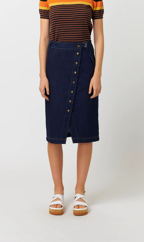 Kate Sylvester | Denim Skirt - Dark Indigo