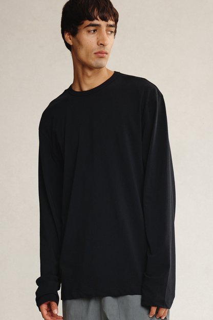 Marle | Kosta Long Sleeve Tee - Black
