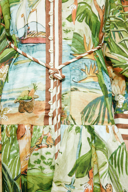 Alemais | Toucan Tango Mini Dress - Multi