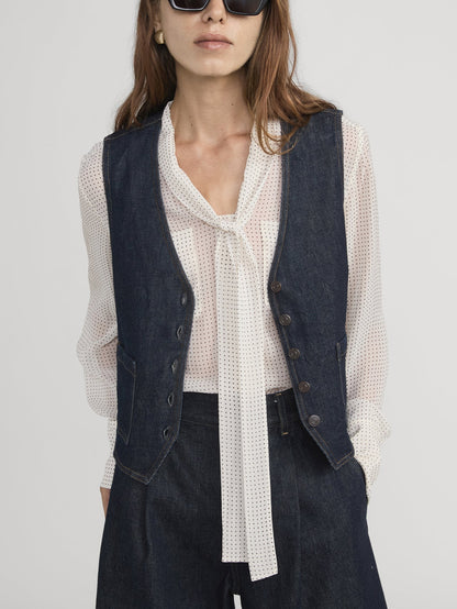 Frame | The Denim Vest - Rinse