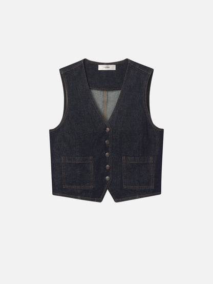 Frame | The Denim Vest - Rinse