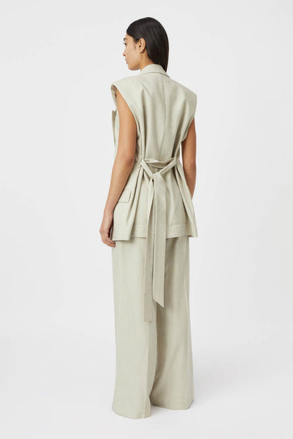 Camilla and Marc | Coen Vest - Sage Green