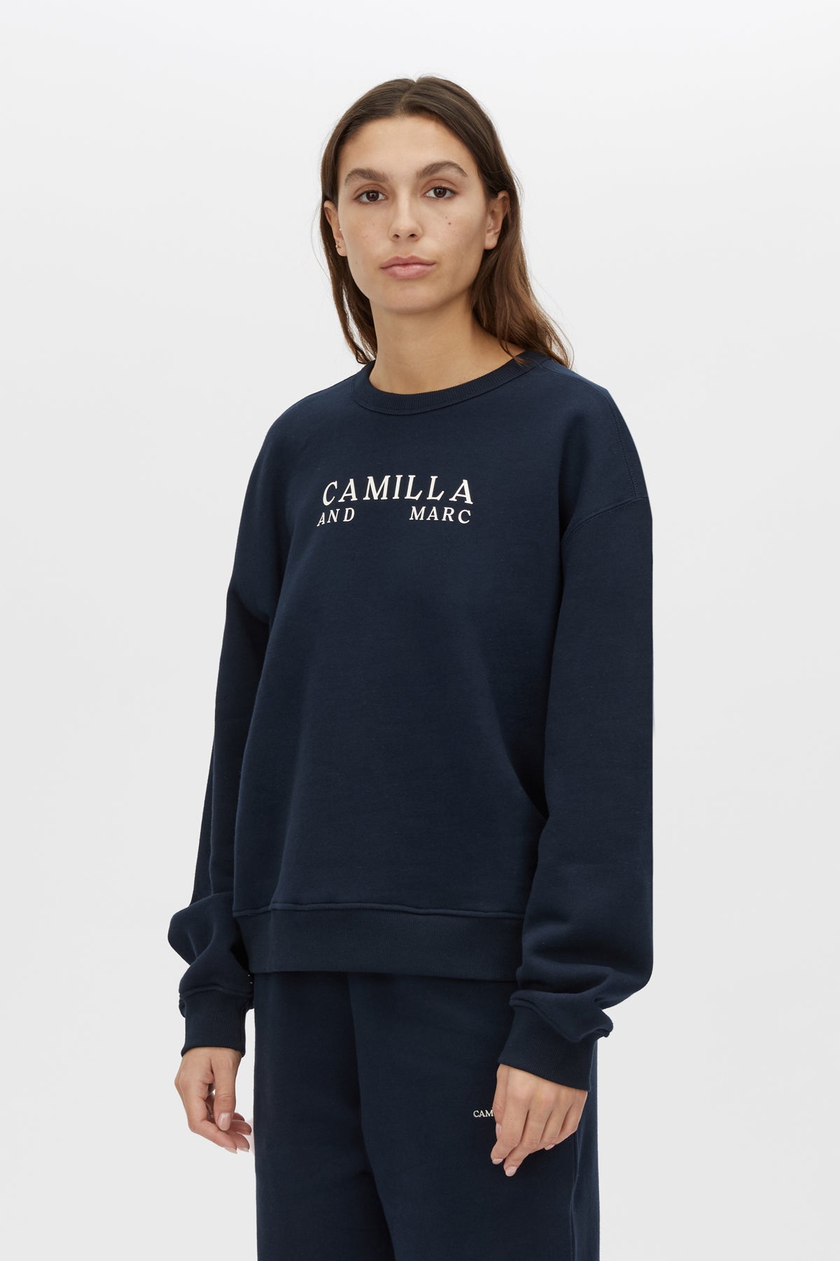 Camilla and Marc | Era Graphic Sweater - Navy/White