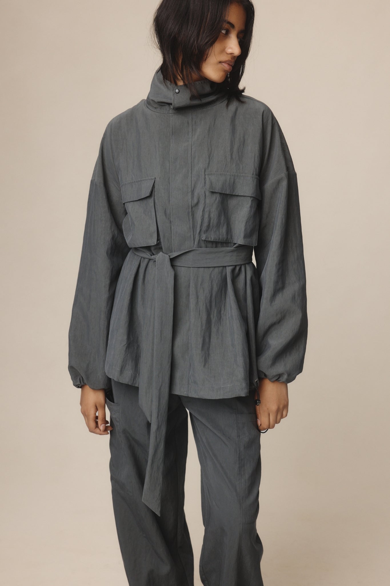 Marle | Gray Jacket - Charcoal