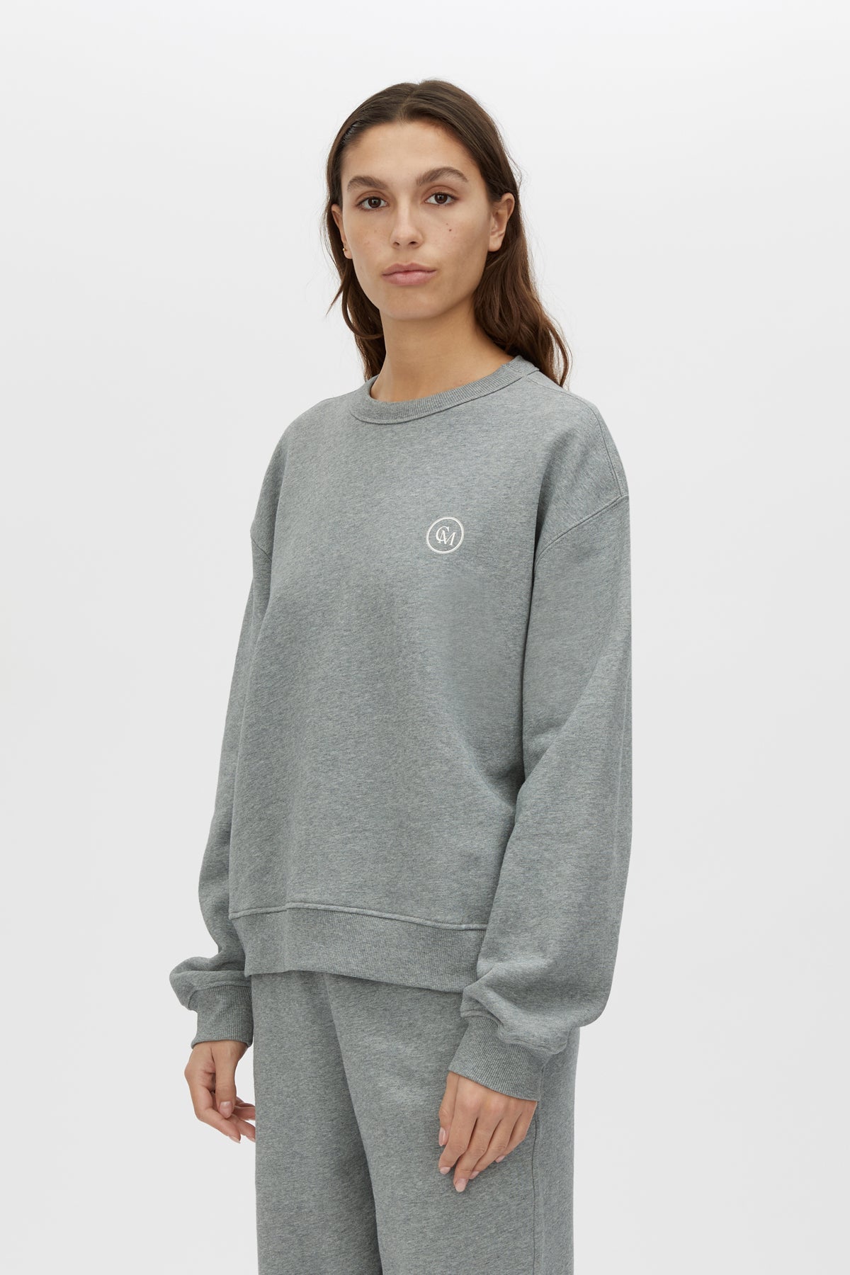 Camilla & Marc | Bonnie Small Graphic Sweater - Grey Marle