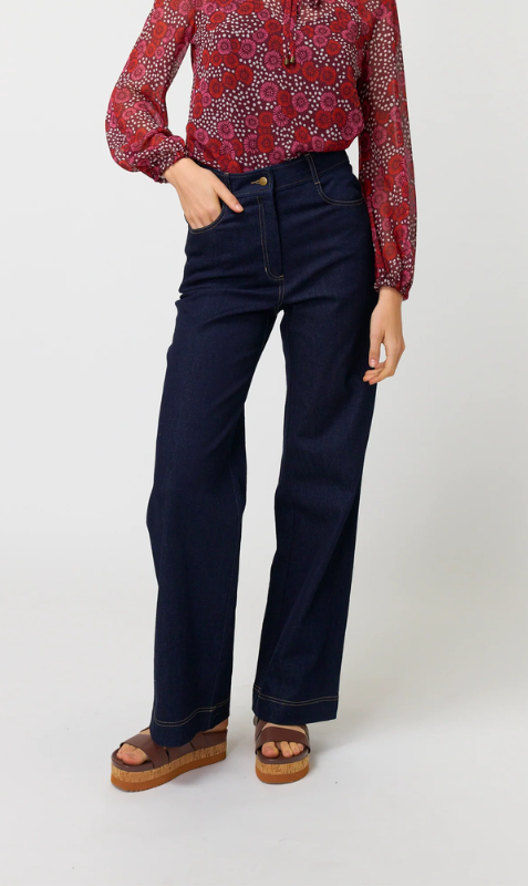 Kate Sylvester | Denim Trouser - Dark Indigo