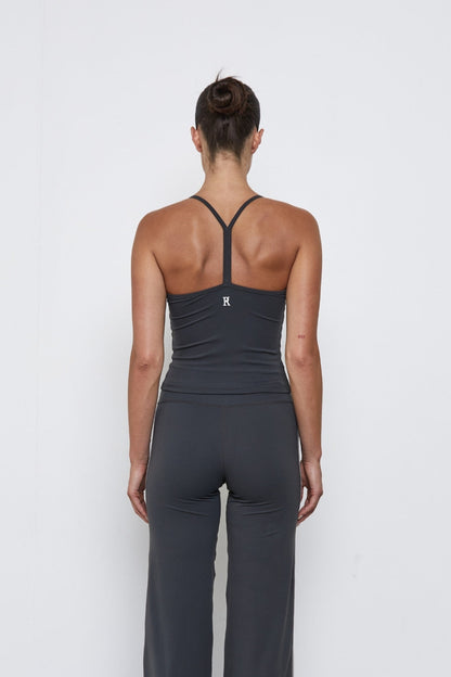 Pinky & Kamal | Racer Back Tank - Grey